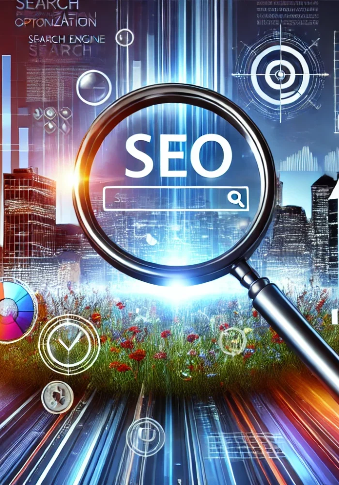 DALL·E-2024-09-24-13.16.08-A-sleek-modern-landscape-design-illustrating-the-concept-of-SEO-Search-Engine-Optimization-with-a-vibrant-futuristic-cityscape-in-the-background.-